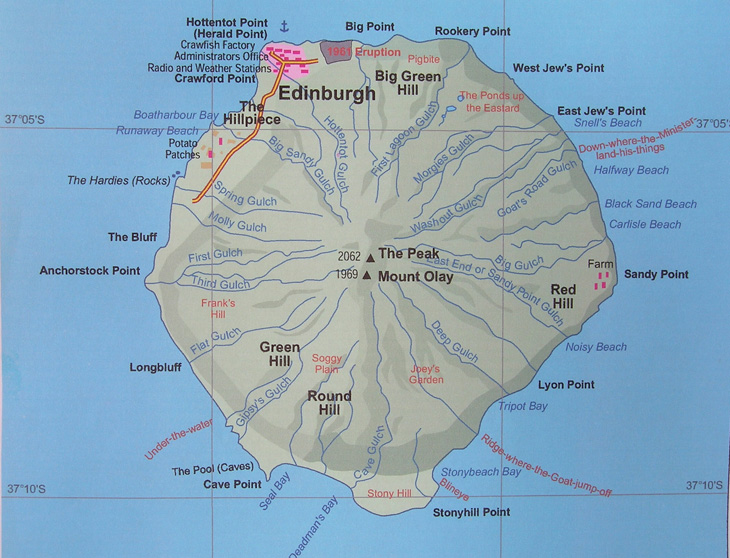 tristan da cunha carte